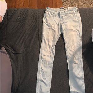 Hollister jeans light wash size 1R worn one time